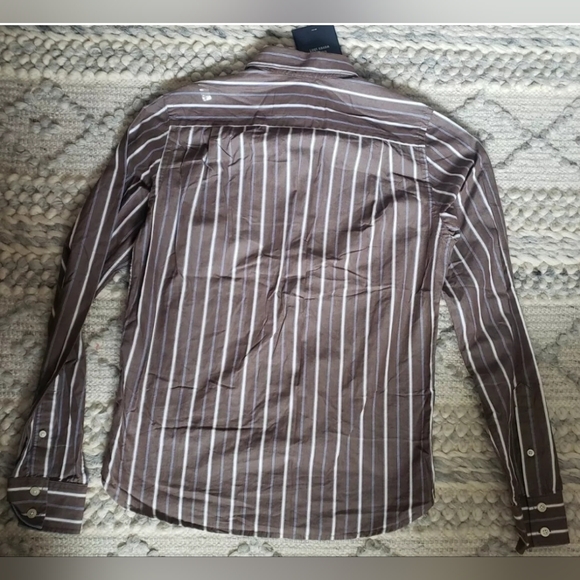 NEW Abercrombie Kids Abercrombie & Fitch Boys XL Button Down striped Shirt - Picture 4 of 6